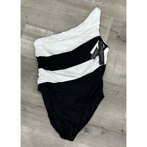 La Blanca Woman's One Piece Swimsuit Tummy Control Size 16